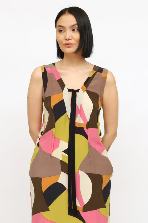 Marni Muticolored Print Dress