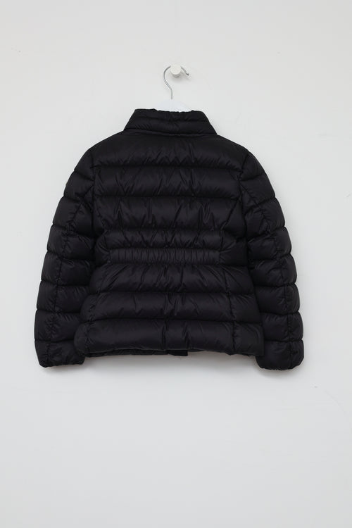 Moncler Kids Black Alice Puffer Coat