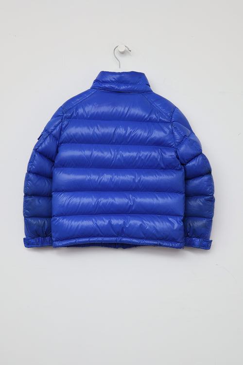 Moncler Kids Blue New Maya Coat