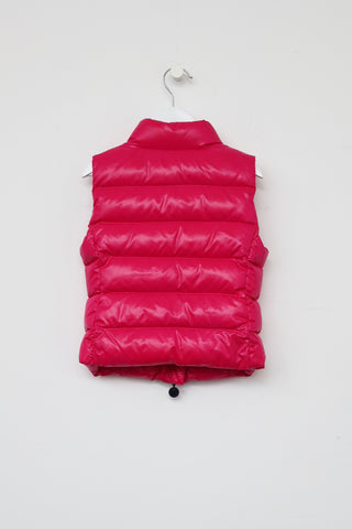 Moncler Kids Neon Pink Ghany Vest