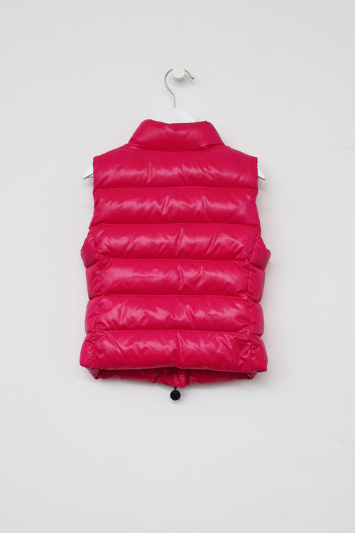 Moncler Kids Neon Pink Ghany Vest