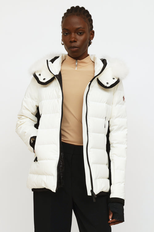 Grenoble White Lamoura Down Coat