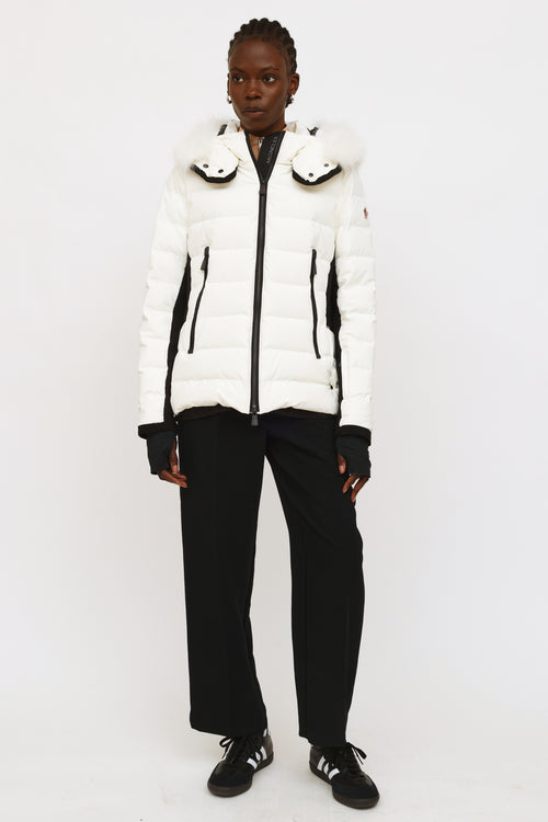 Grenoble White Lamoura Down Coat