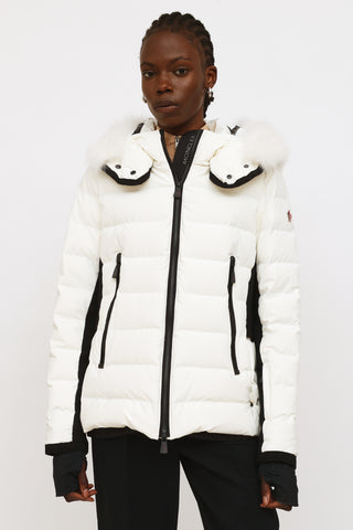 Grenoble White Lamoura Down Coat