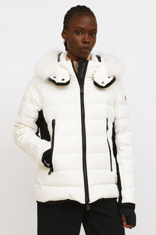 Grenoble White Lamoura Down Coat