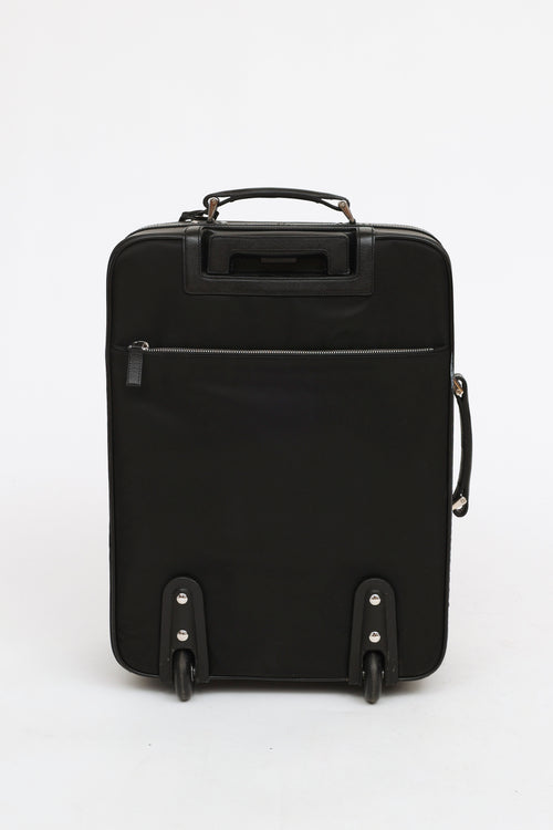  Black Tessuto Rolling Suitcase