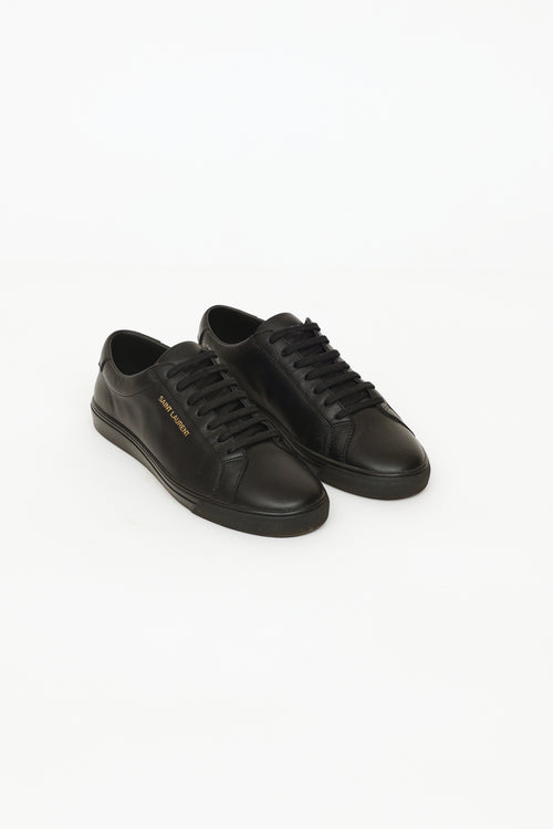 Saint Laurent Black Andy Lowtop Sneakers