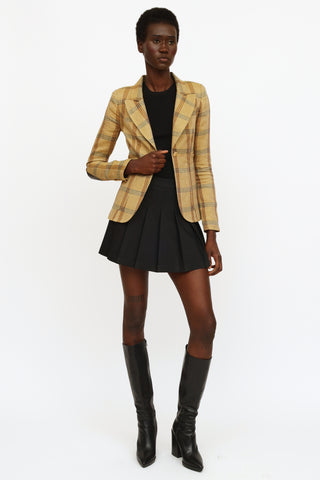 Smythe Check Duchess Blazer