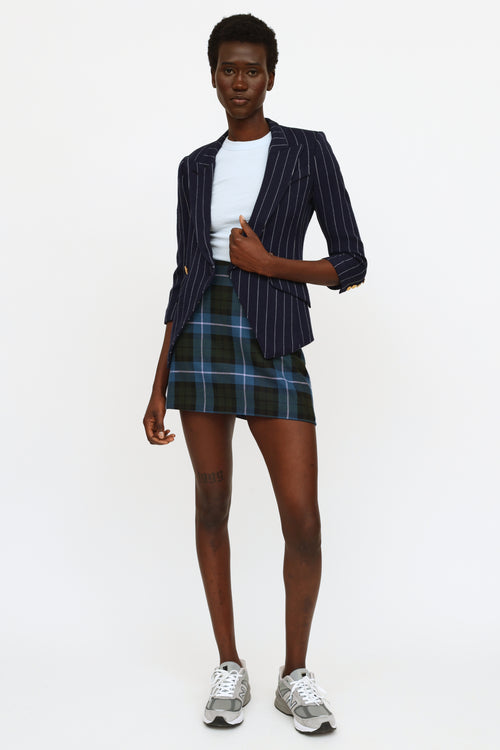 Smythe Navy 
White Pinstripe Blazer