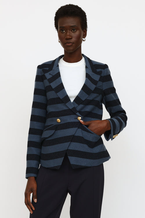 Smythe Blue 
Navy Striped Blazer