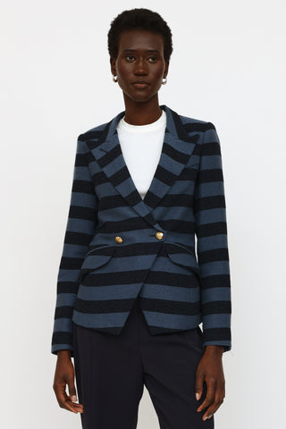 Smythe Blue 
Navy Striped Blazer