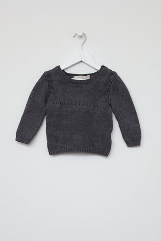 Stella McCartney Kids Grey Embroidered Sweater