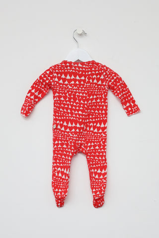 Stella McCartney Kids Red 
White Heart Onesie