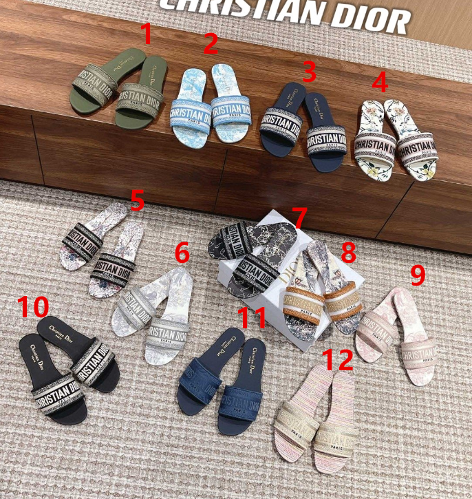 Replica Dior Flat Slipper DWAY