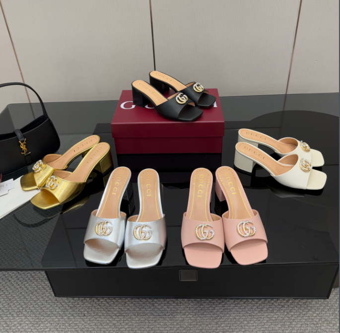 Gucci Women Double G Slide